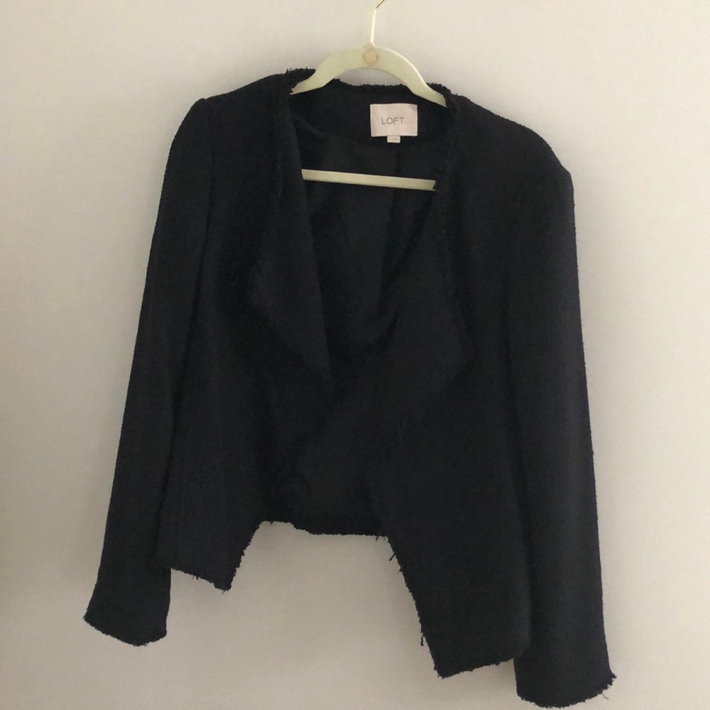 Black tweed blazer